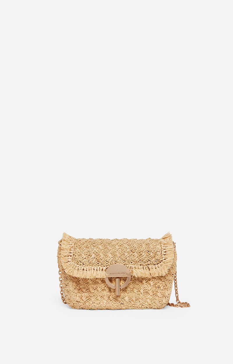 VANESSA BRUNO <br> Sac Moon <br> Raphia
