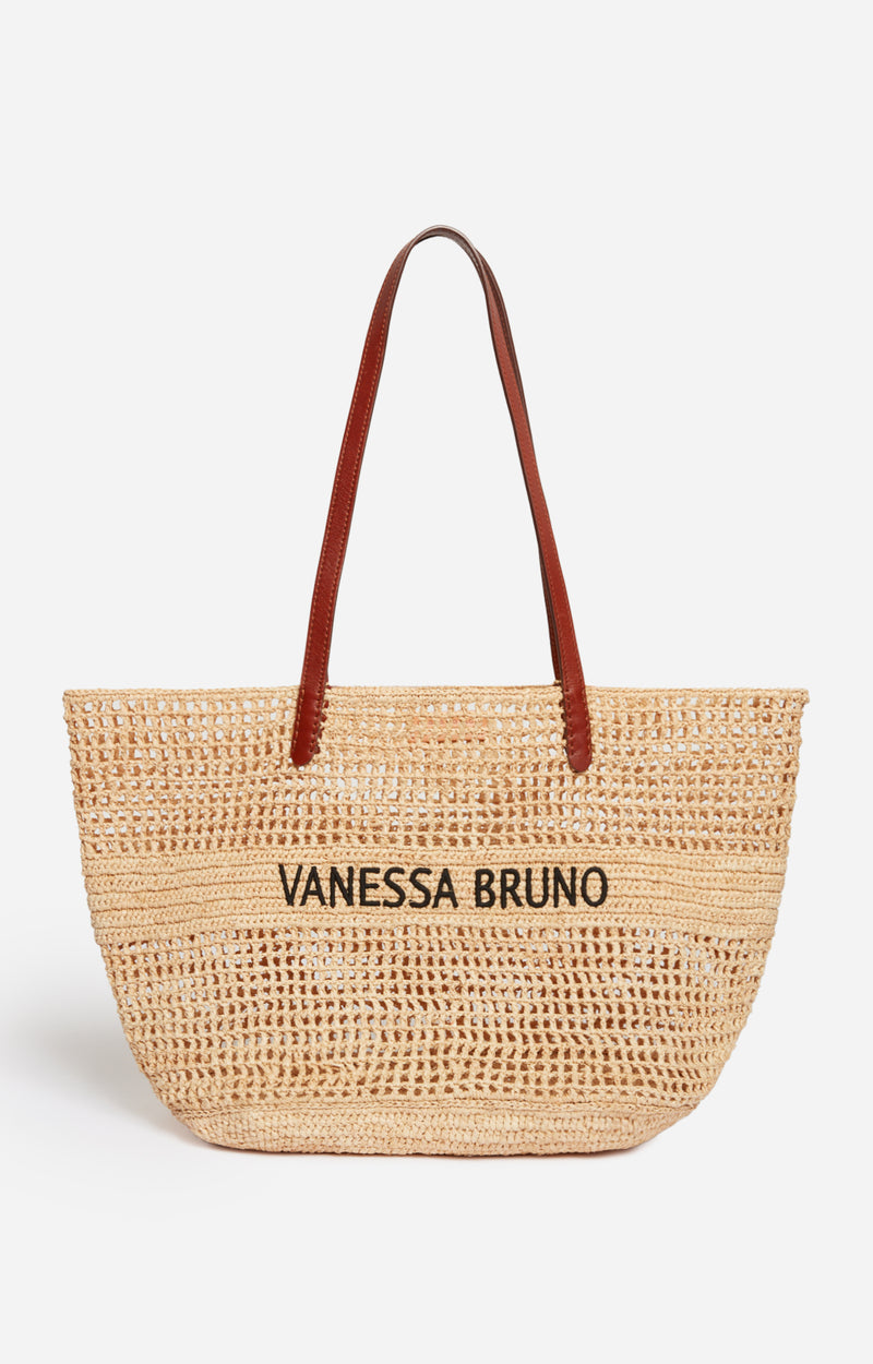 VENESSA BRUNO <br> Panier <br> Raphia