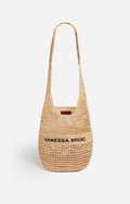 VENESSA BRUNO <br> Sac hobo <br> Raphia
