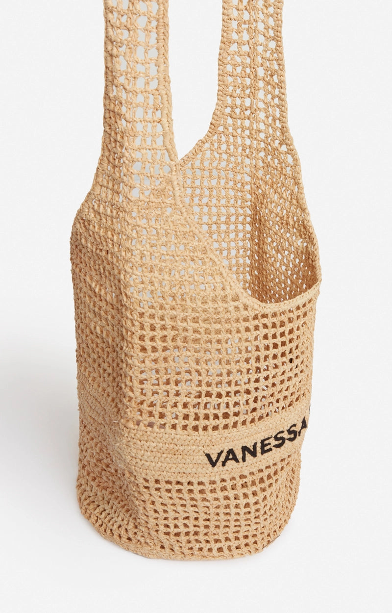 VENESSA BRUNO <br> Sac hobo <br> Raphia