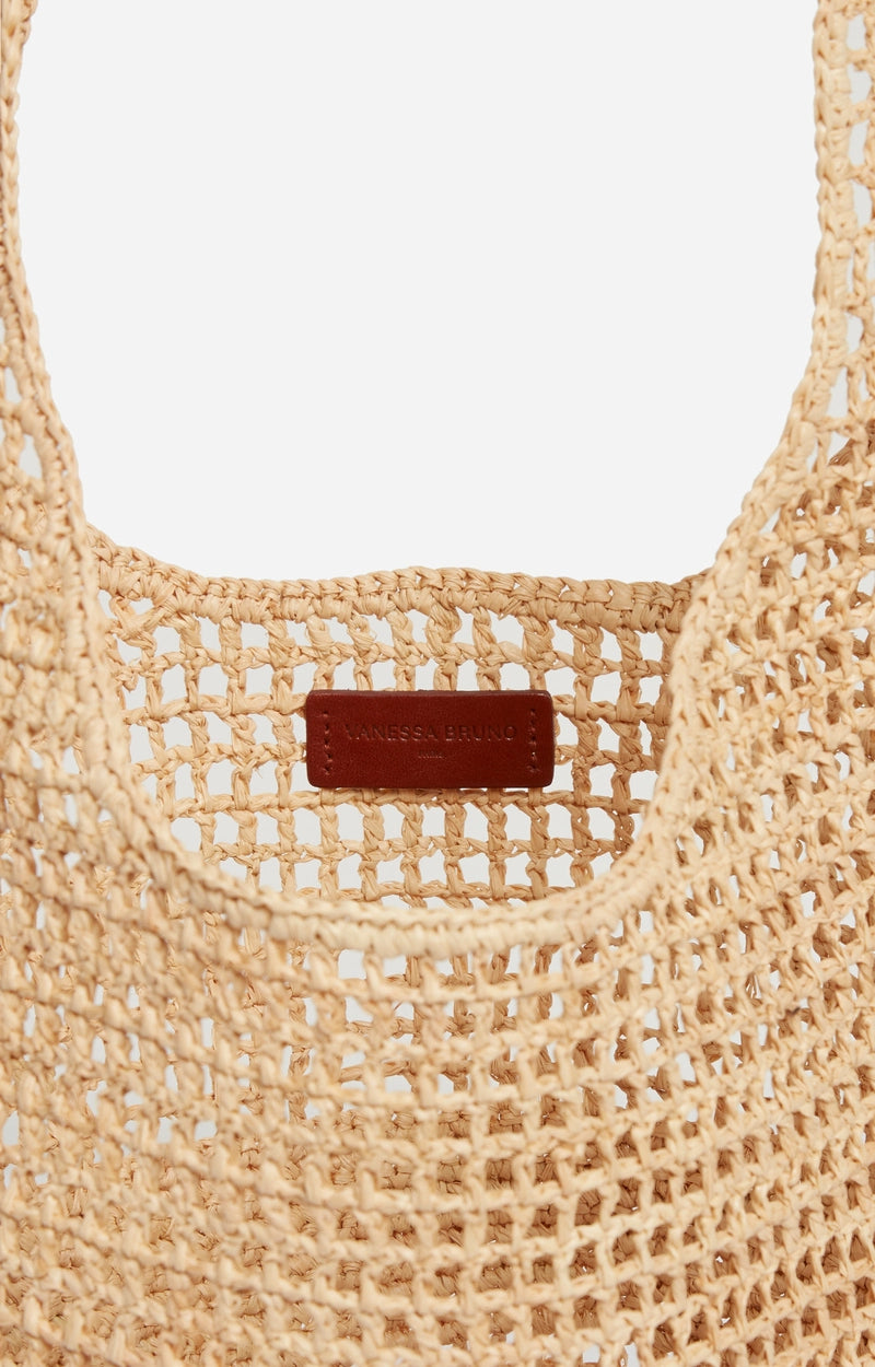 VENESSA BRUNO <br> Sac hobo <br> Raphia