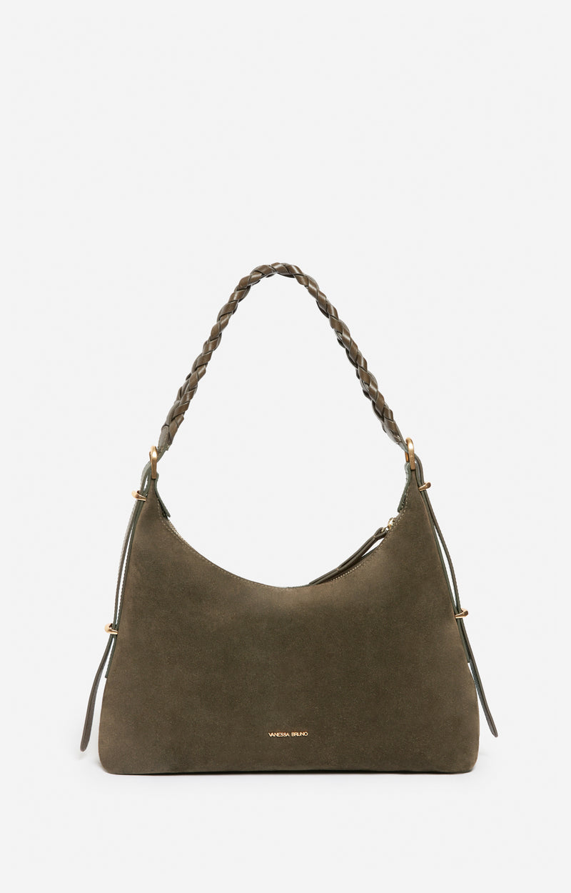 VANESSA BRUNO <br> Sac Petit Hobo Jessn<br> Kaki