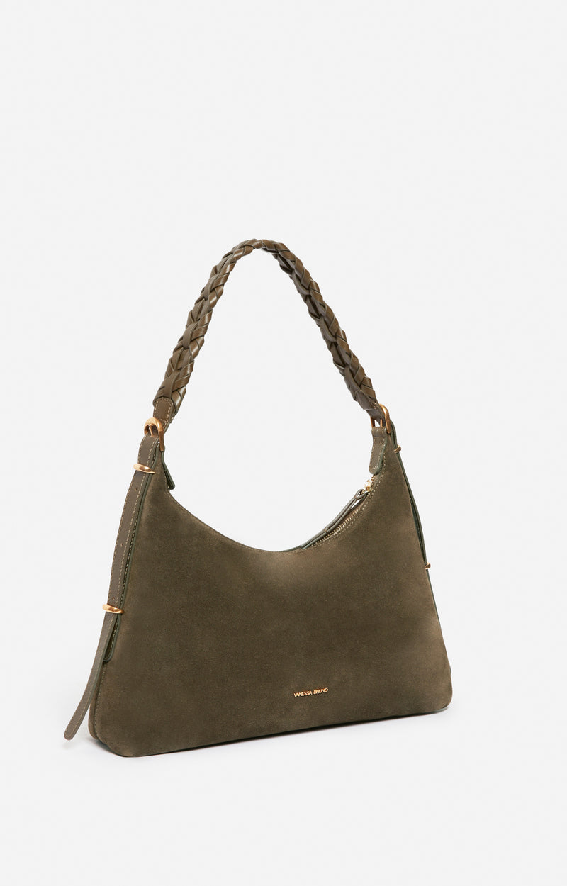 VANESSA BRUNO <br> Sac Petit Hobo Jessn<br> Kaki