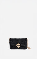 VANESSA BRUNO <br> Sac Moon <br> Raphia Noir