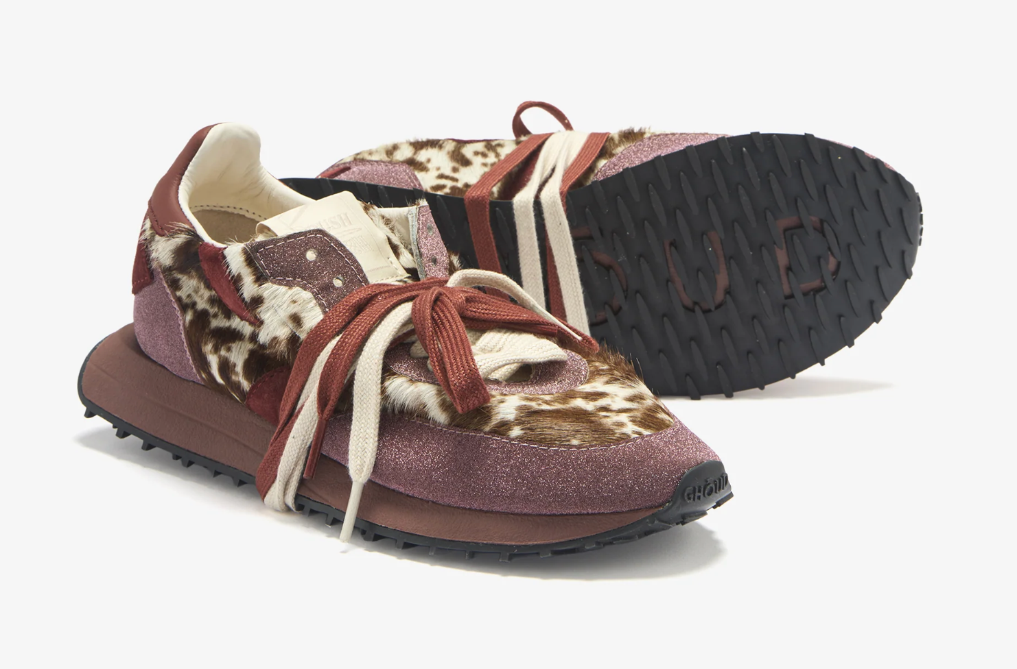 GHŌUD <br> Baskets RUSH WILD GLEAM MARSALA <br> tâches