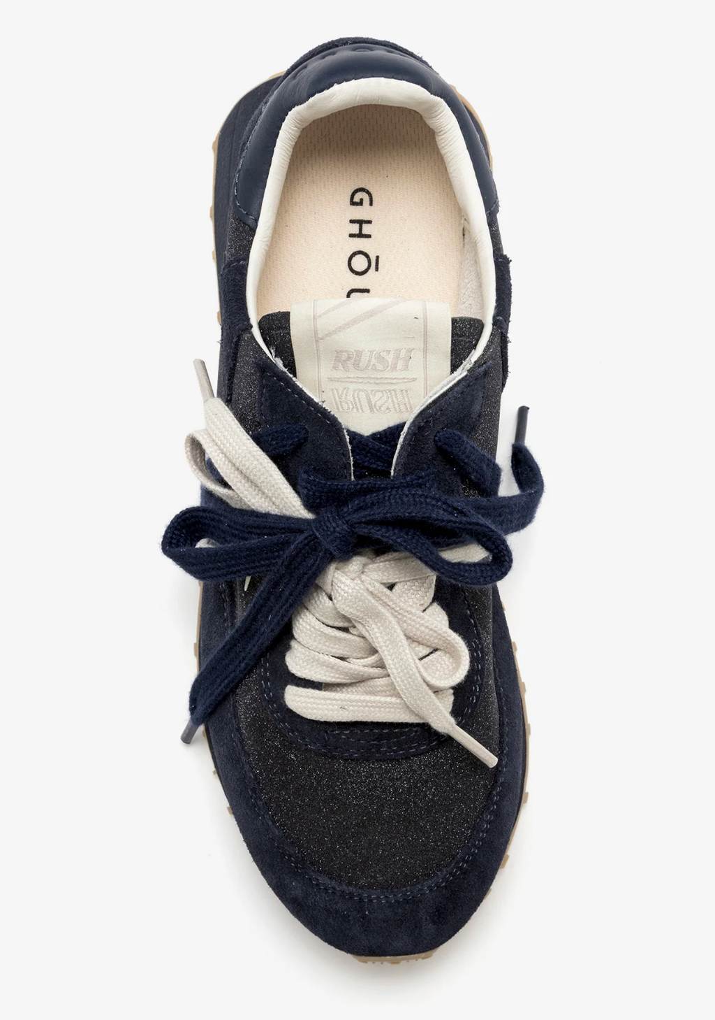 GHŌUD <br> Baskets RUSH MONOBLOCK <br> BLEU GLITTER-IN
