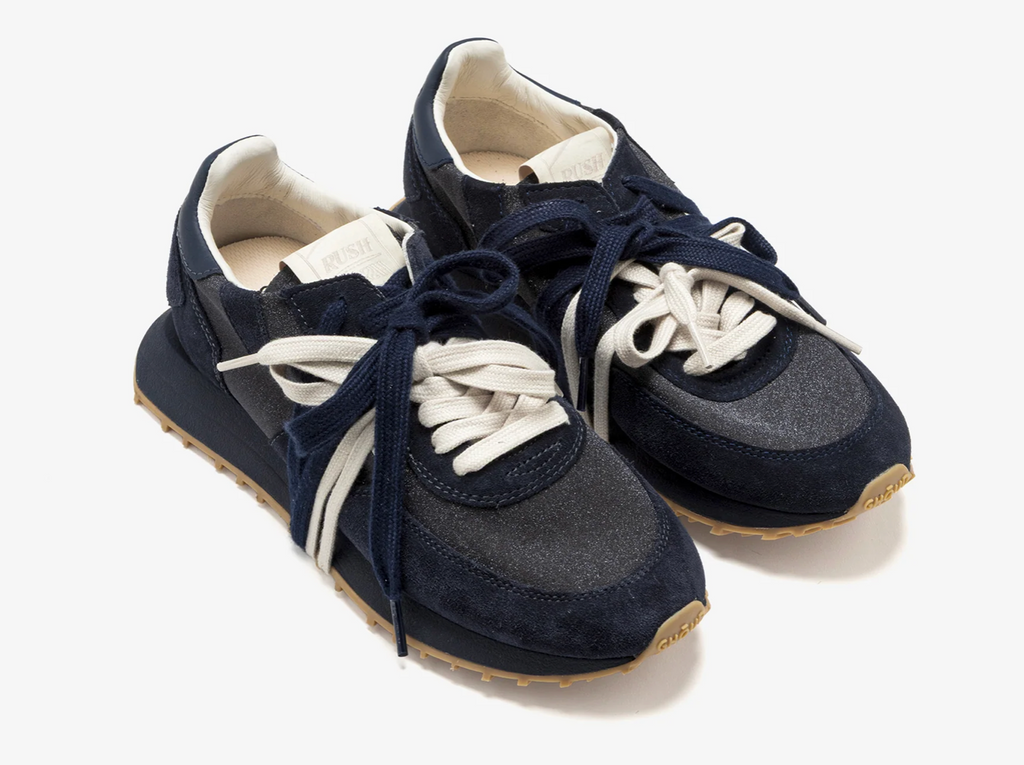 GHŌUD <br> Baskets RUSH MONOBLOCK <br> BLEU GLITTER-IN