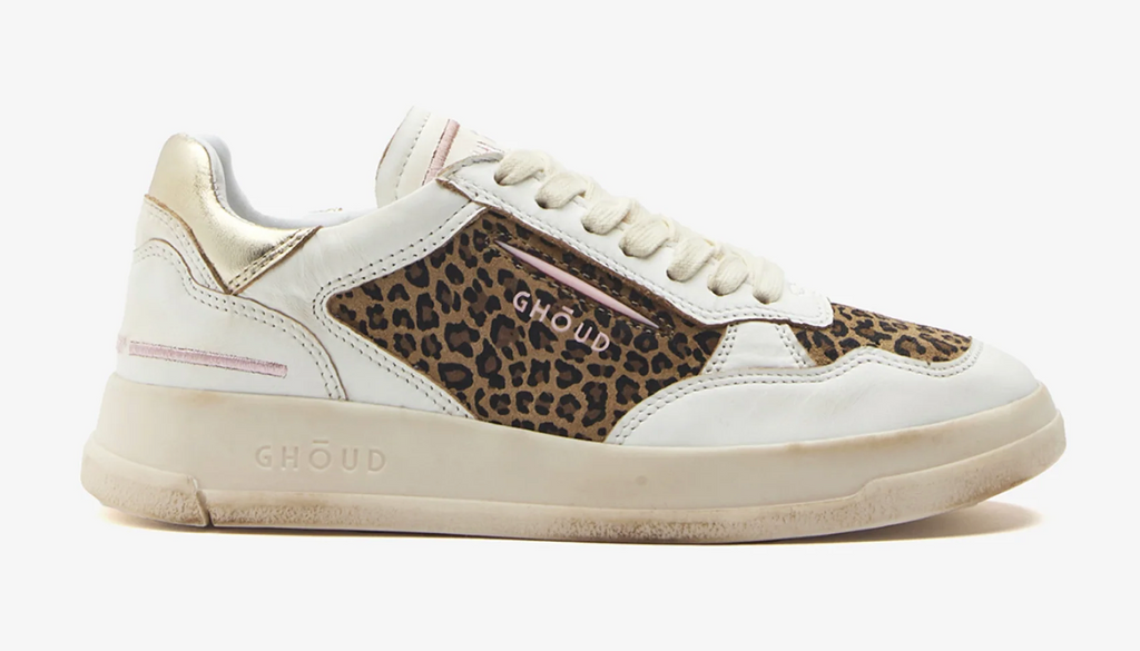 GHŌUD <br> Baskets TWEENER LOW ANIMALIER <br> LÉOPARD