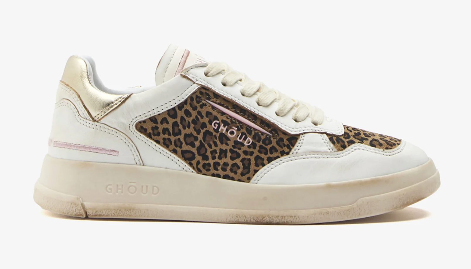 GHŌUD <br> Baskets TWEENER LOW ANIMALIER <br> LÉOPARD