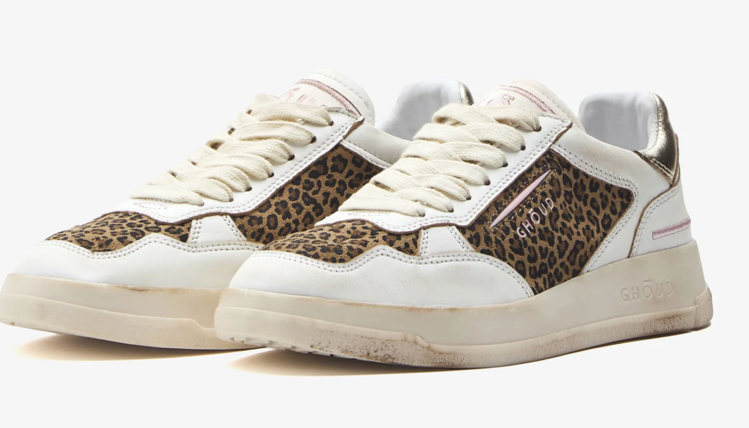 GHŌUD <br> Baskets TWEENER LOW ANIMALIER <br> LÉOPARD