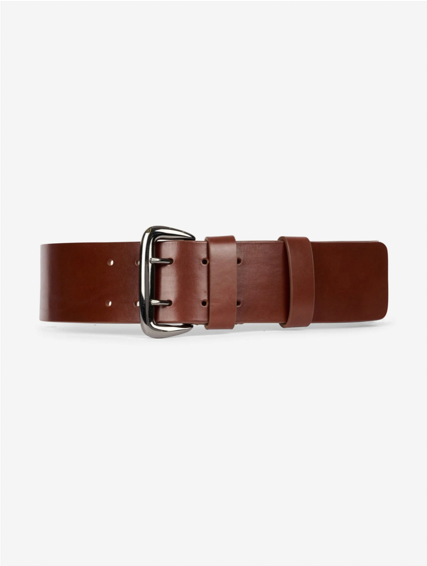 BARBARA BUI <br> Ceinture <br> Cuir Marron