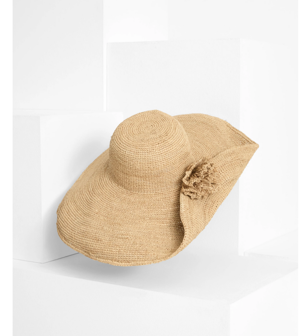 IBELIV <br> Chapeau Hera <br> Raphia Tea