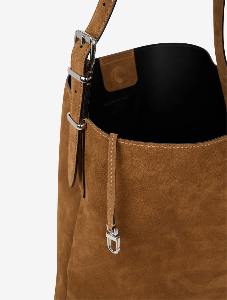 BARBARA BUI <br> Sac Grand B.Fore <br> Daim Camel