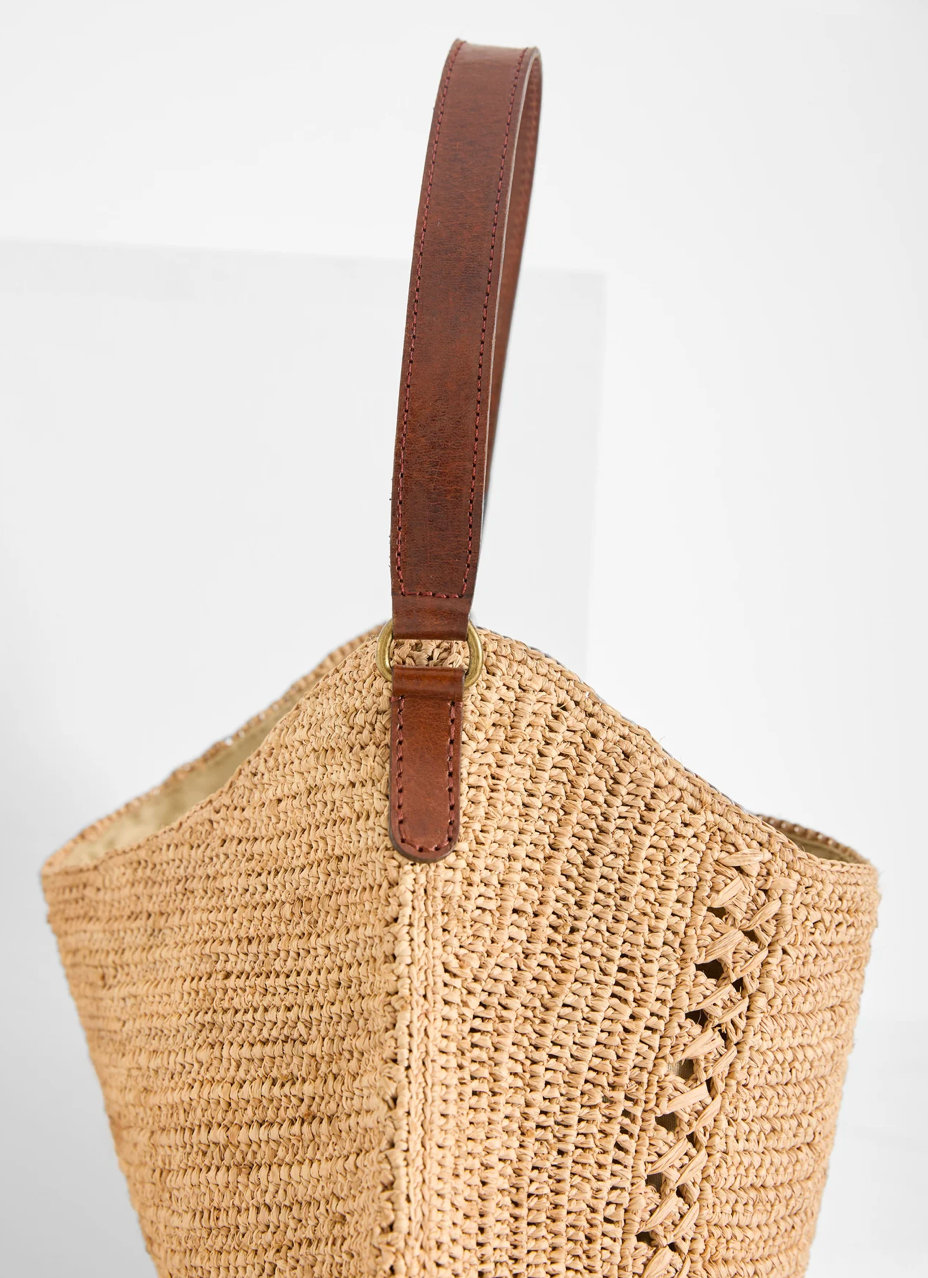 IBELIV <br> Sac Meva<br> Raphia Tea