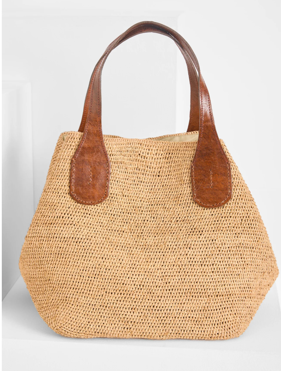 IBELIV <br> Sac cabas Tokyo II <br> Raphia Noir