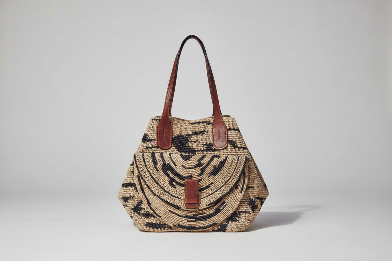 IBELIV <br> Sac Laza II <br> Raphia Zebra