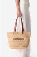 VENESSA BRUNO <br> Panier <br> Raphia