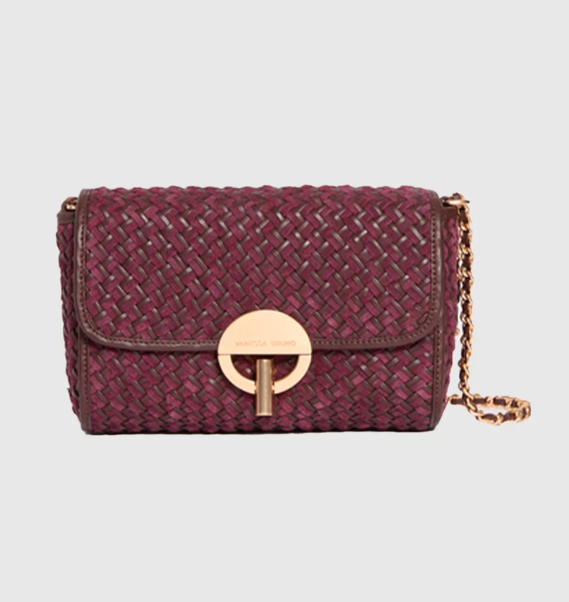 VENESSA BRUNO <br> Sac moon <br> Bordeau