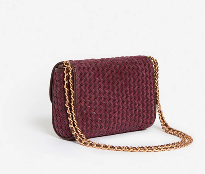 VENESSA BRUNO <br> Sac moon <br> Bordeau