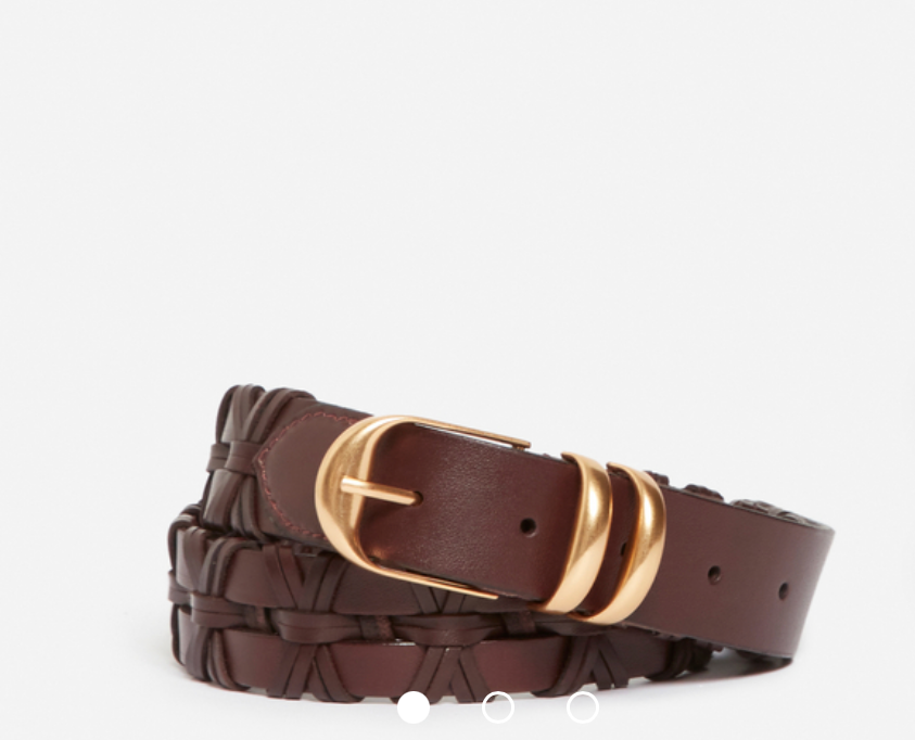 VENESSA BRUNO <br> ceinture <br> Bordeau