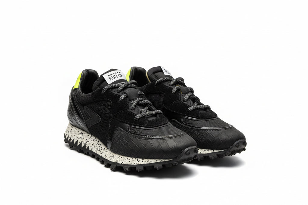 RUN OF <br> Baskets Black mamba <br> Noir