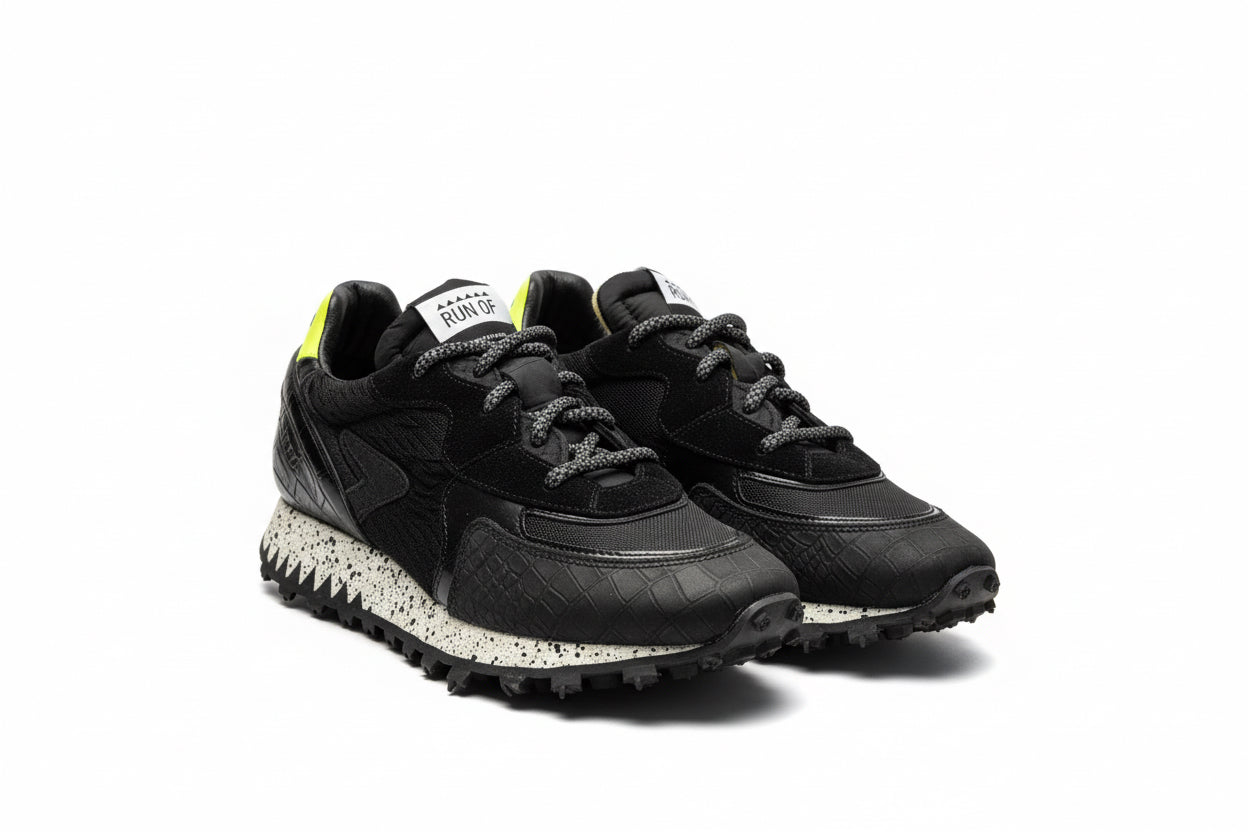 RUN OF <br> Baskets Black mamba <br> Noir