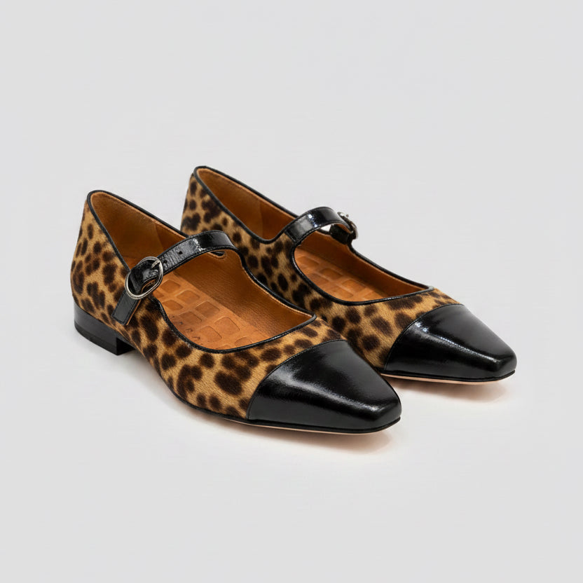 CHIE MIHARA <br> Ballerine GALLET<br> Léopard CHIE MIHARA
