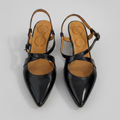 CHIE MIHARA <br> Slingback HASA <br> Noir