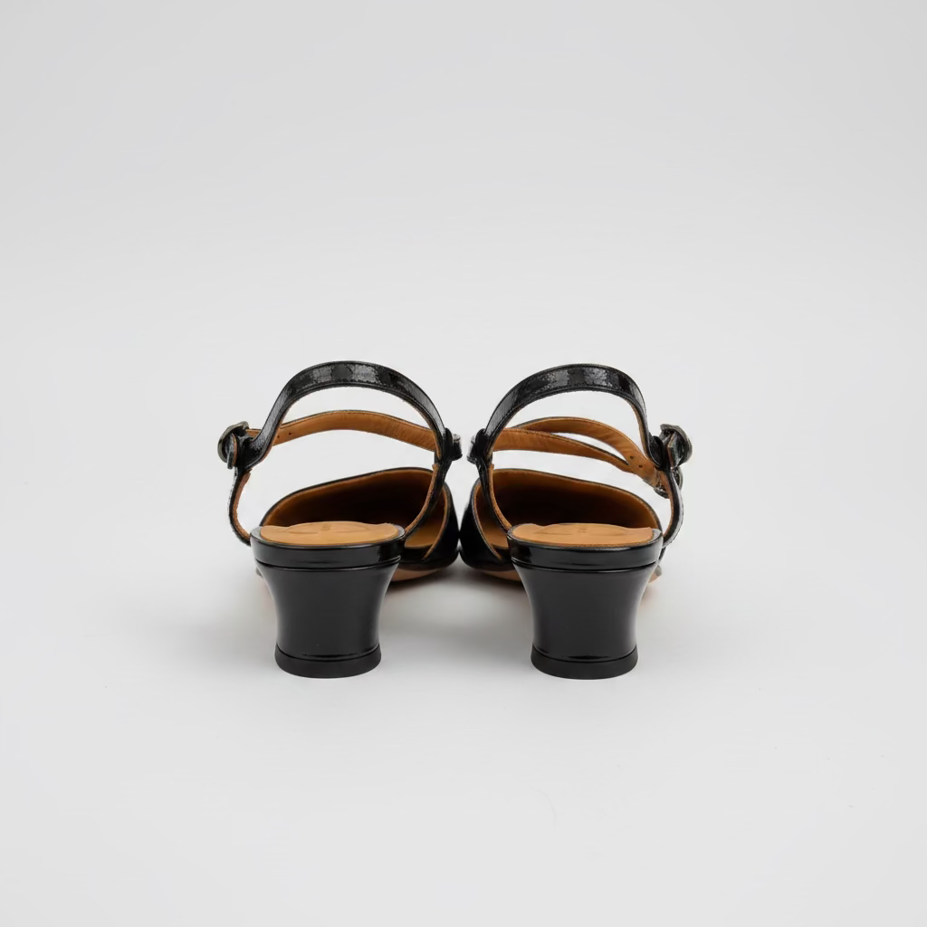 CHIE MIHARA <br> Slingback HASA <br> Noir