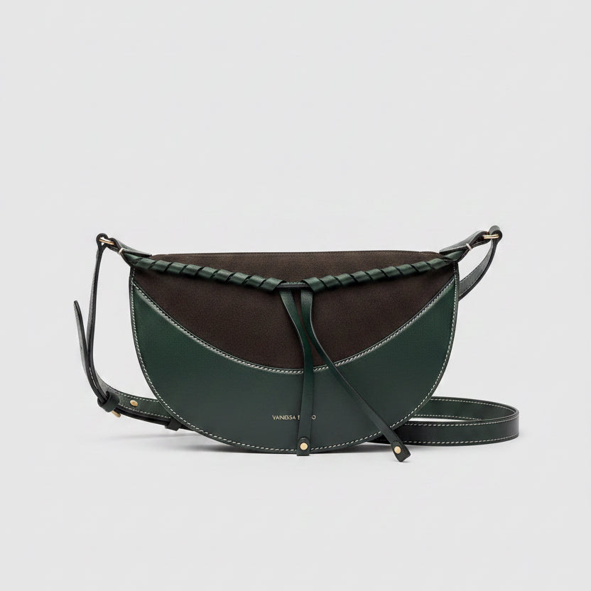 VANESSA BRUNO <br> Sac Banane <br> Vert
