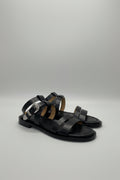 SARTORE <br> Sandale Diver <br> Cuir Noir