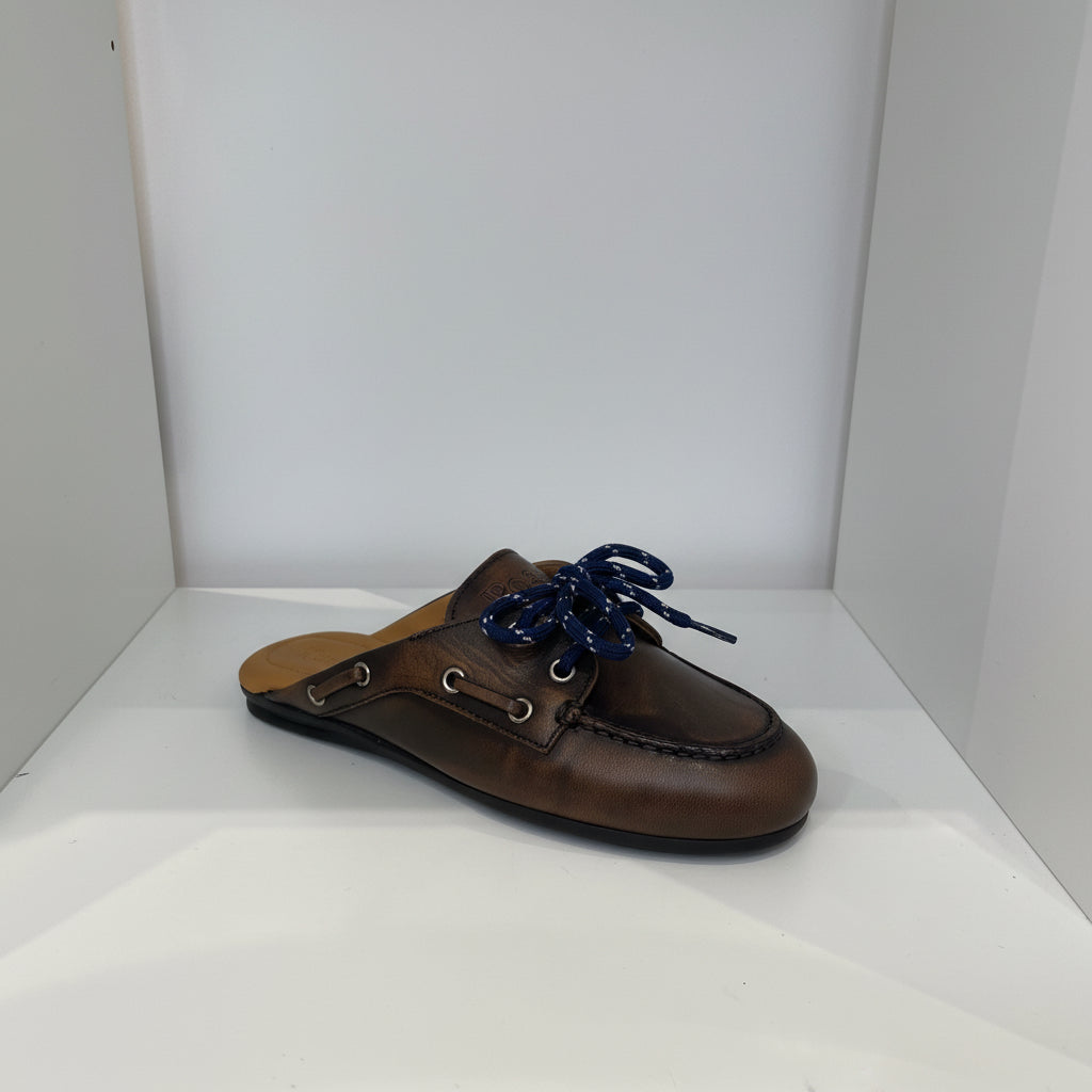 POSA <br> Mule <br> Cuire Marron