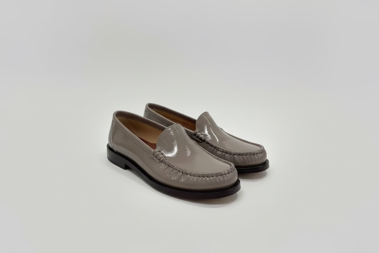 SESA FOOTWEAR <br> Mocassin Orlando <br> Cuir Gris