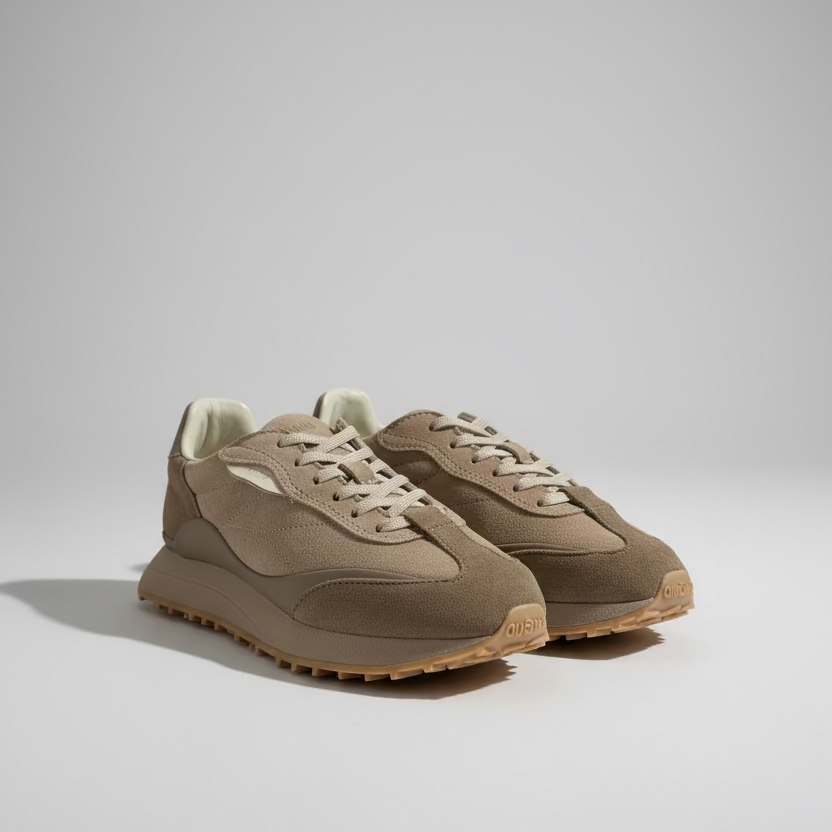 GHOUD Rush sneakers femme taupe