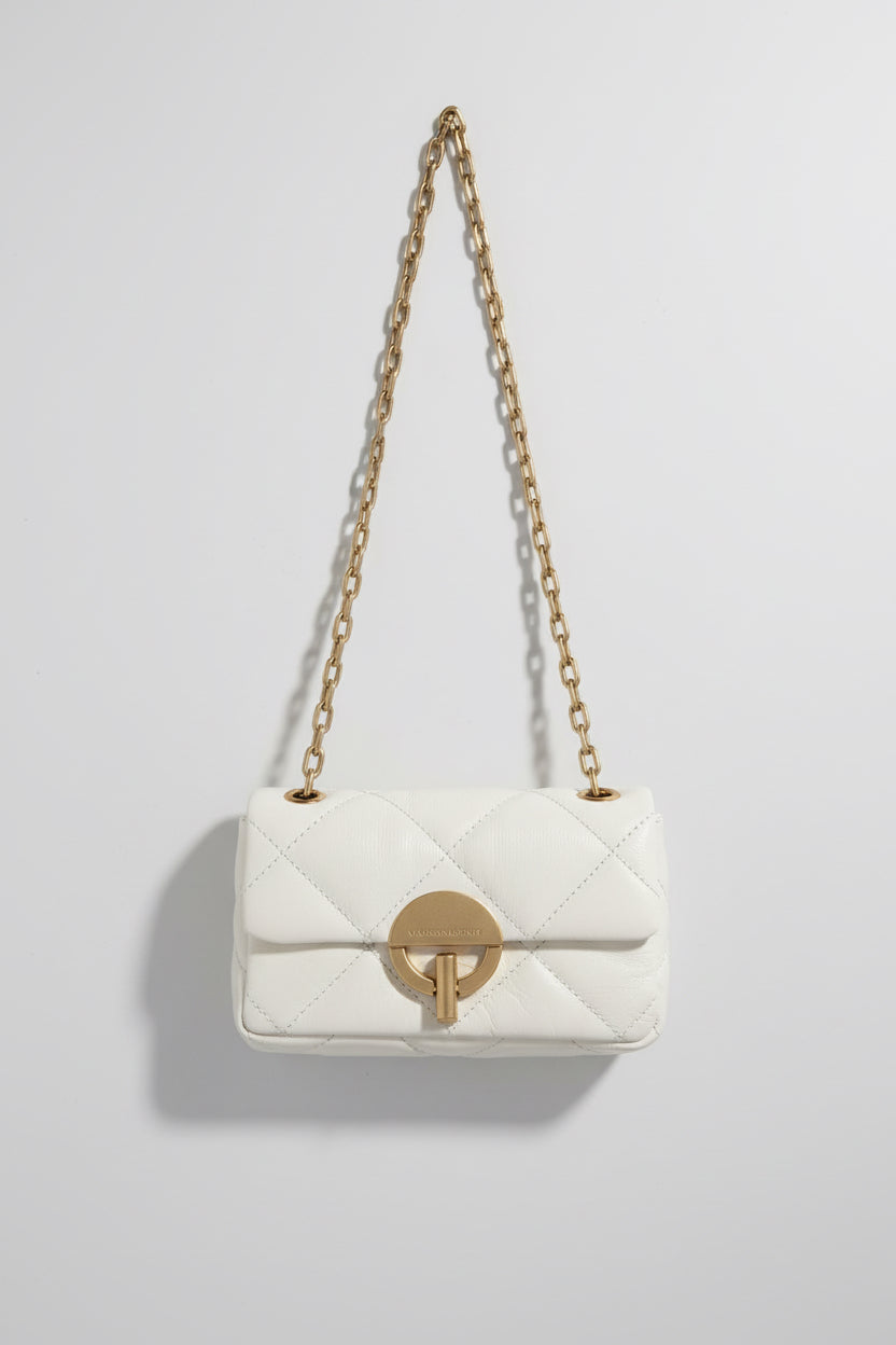 VANESSA BRUNO <br>Sac Moon mini <br> Blanc