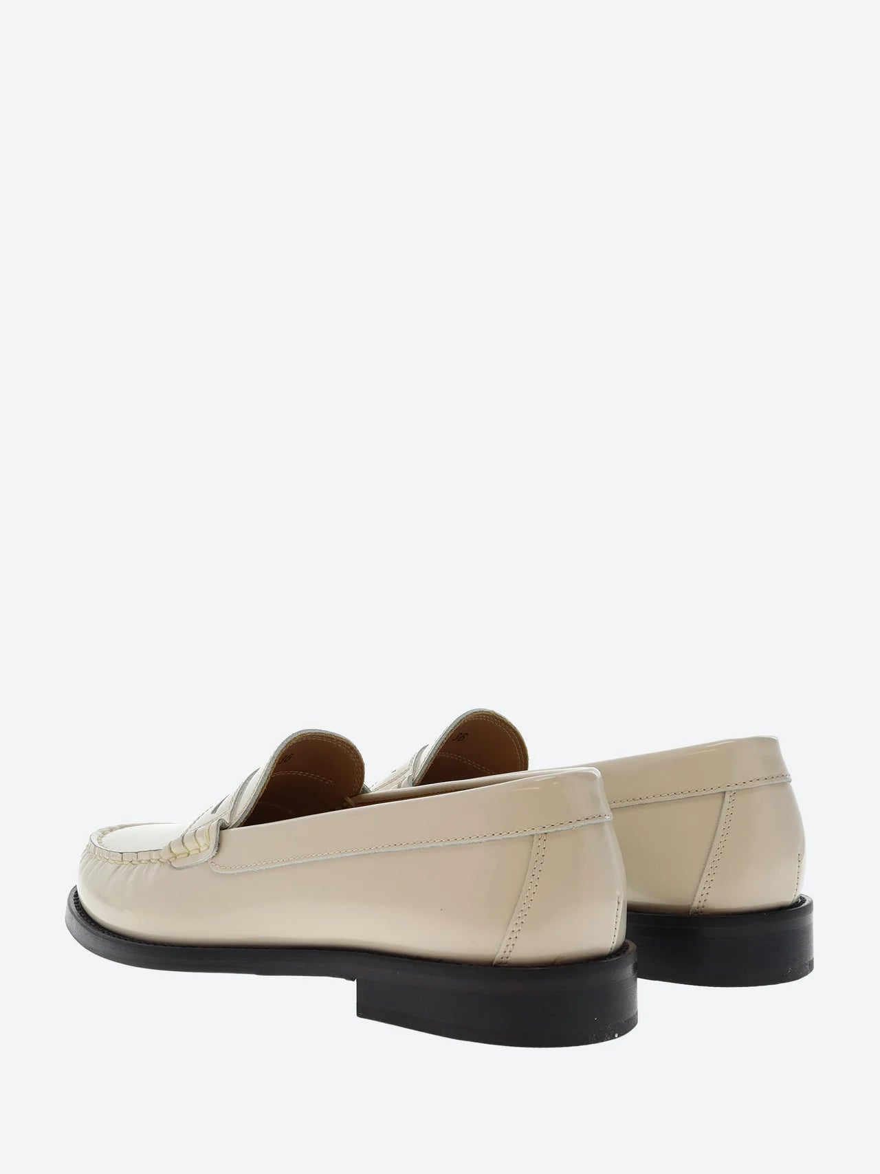SESA FOOTWEAR <br> Mocassin New York Chalk <br> Cuir Blanc