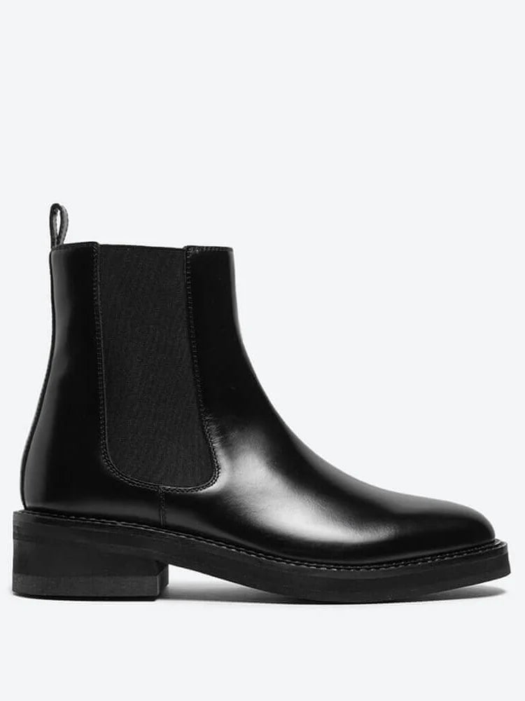 SARTORE <br> Bottine <br> Cuir Noir