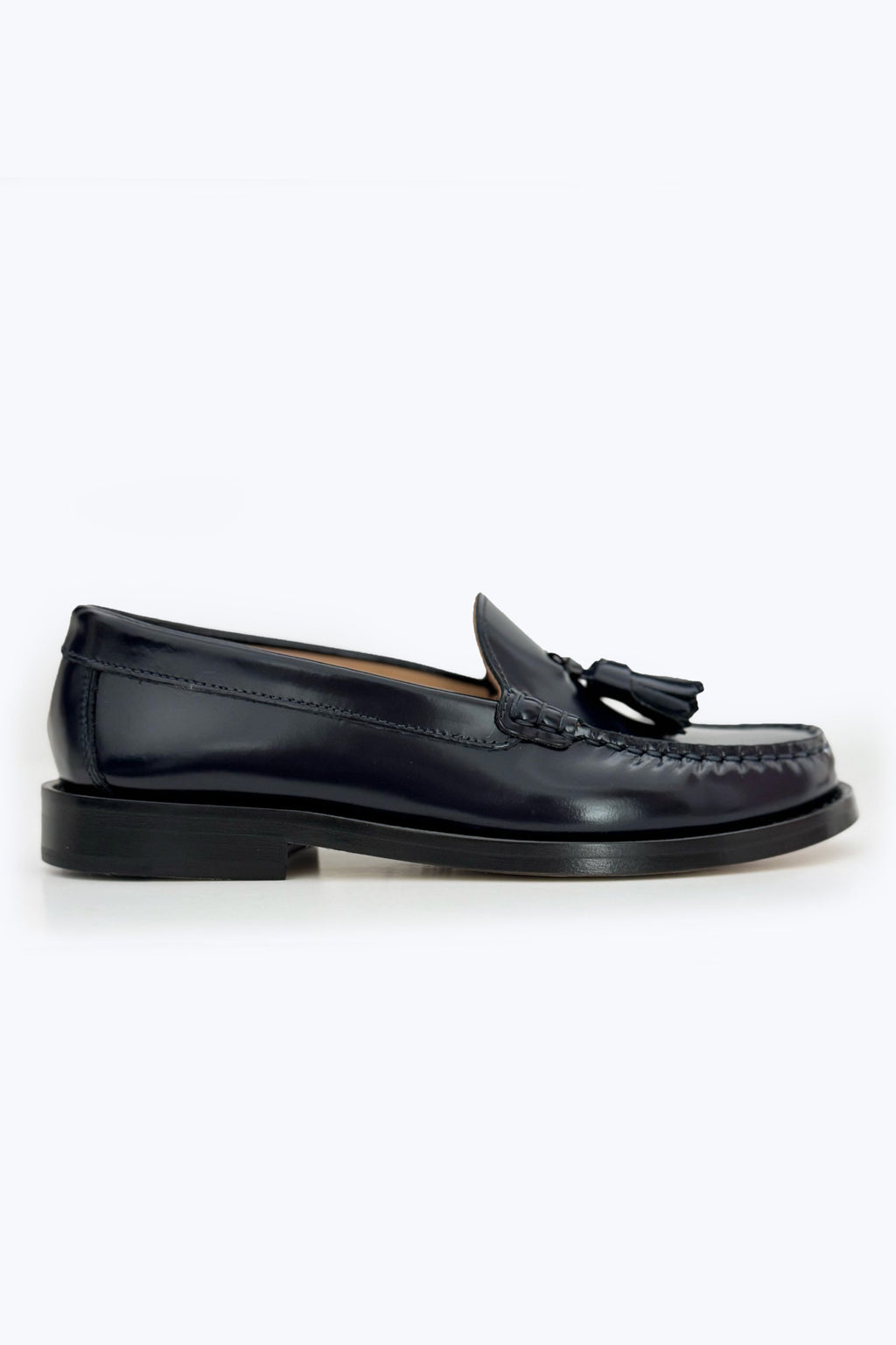 SESA FOOTWEAR <br> Mocassin Prescott Ocean <br> Cuir Marine