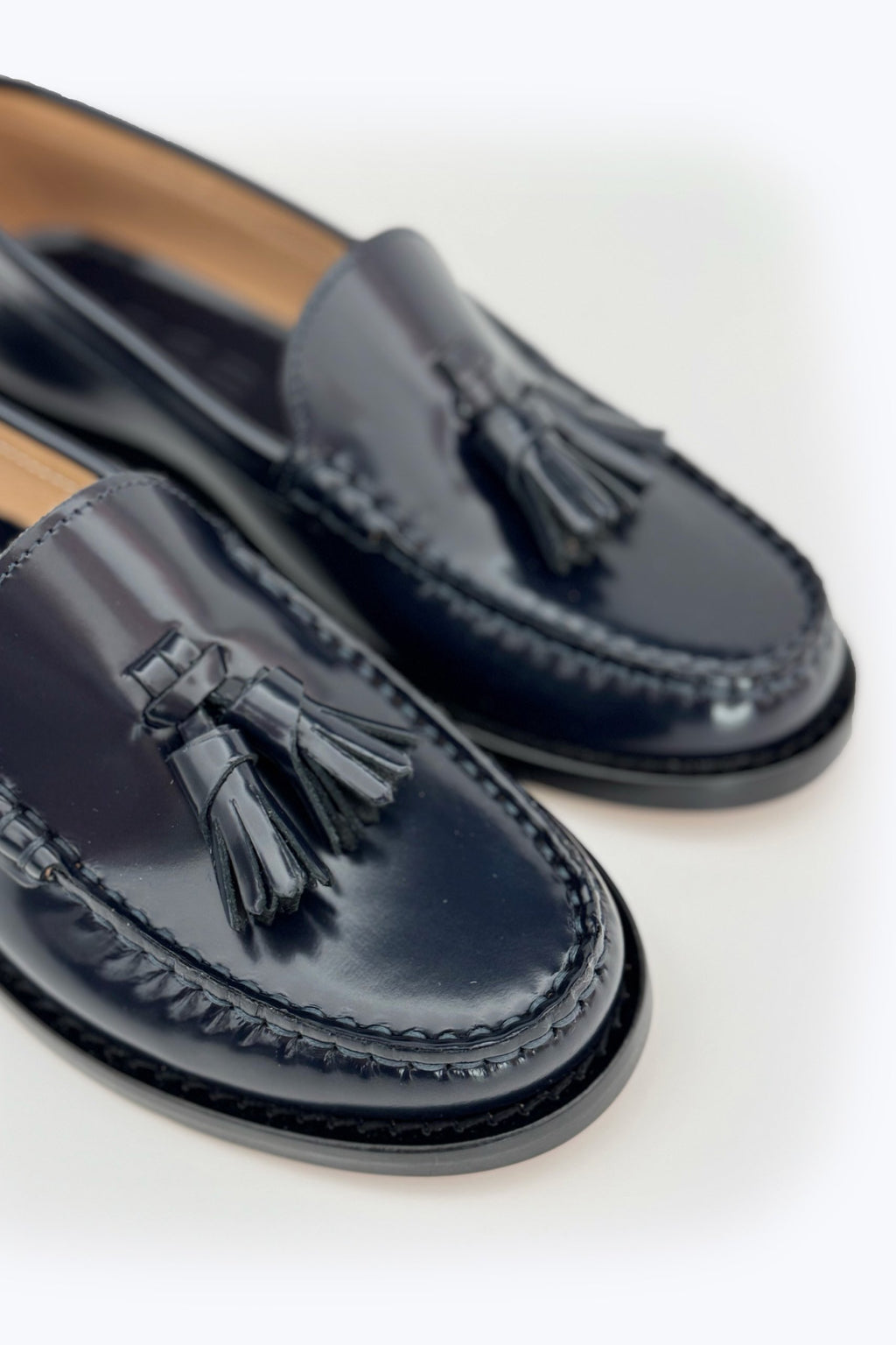 SESA FOOTWEAR <br> Mocassin Prescott Ocean <br> Cuir Marine