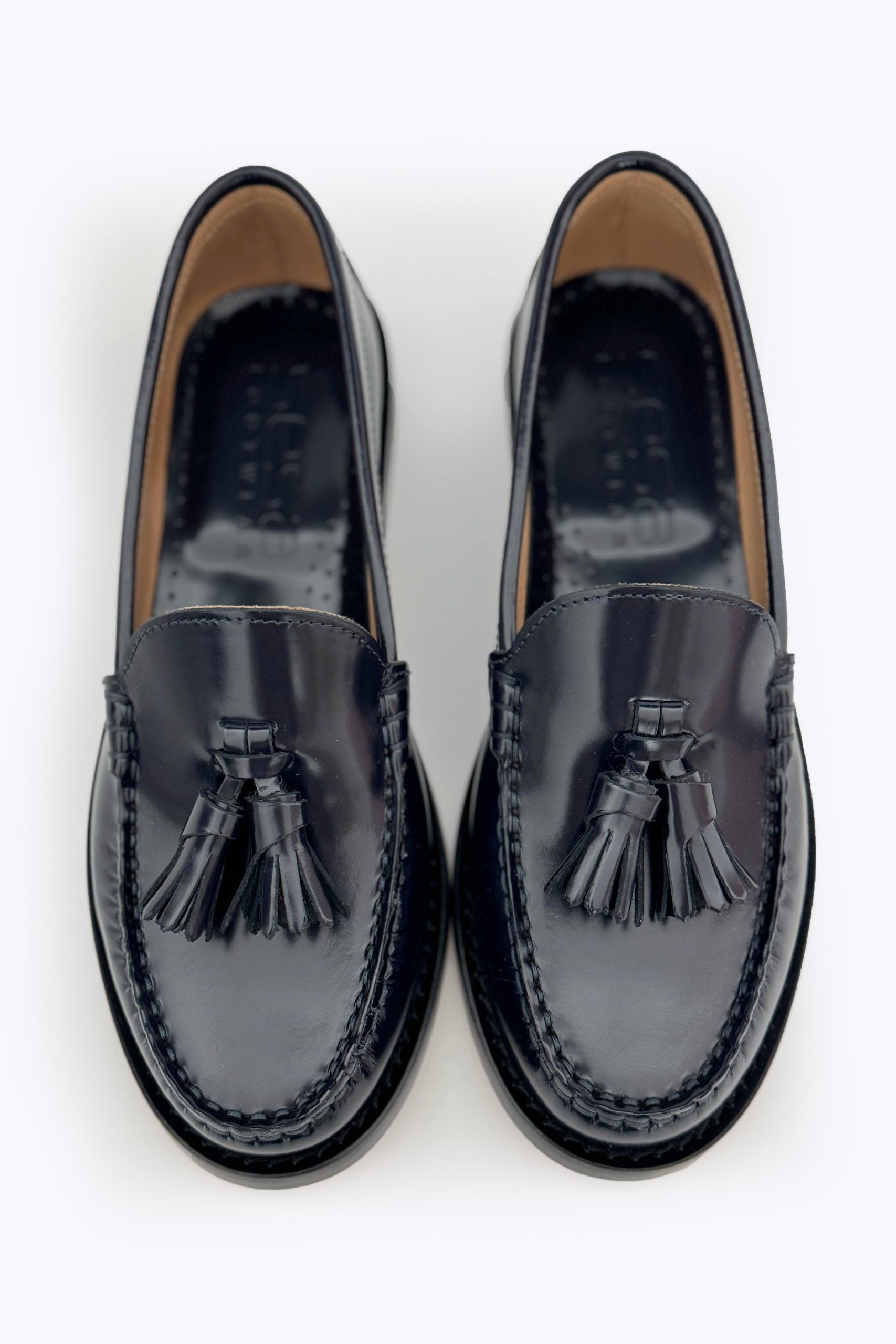 SESA FOOTWEAR <br> Mocassin Prescott Ocean <br> Cuir Marine