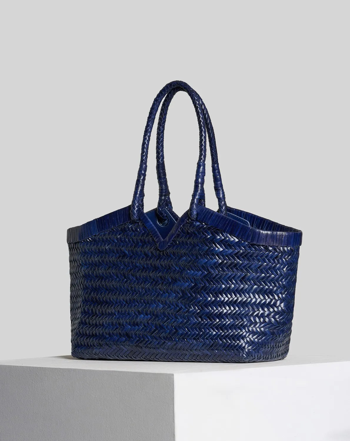 Vipera Crudelia cabas en cuir Night Blue face