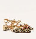 CHIE MIHARA <br> Sandale Heleni <br> Cuire Doré