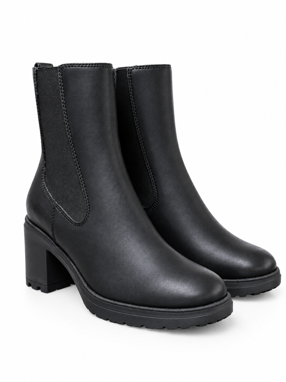 Hogan Chelsea bottines noires en cuir – vue de face