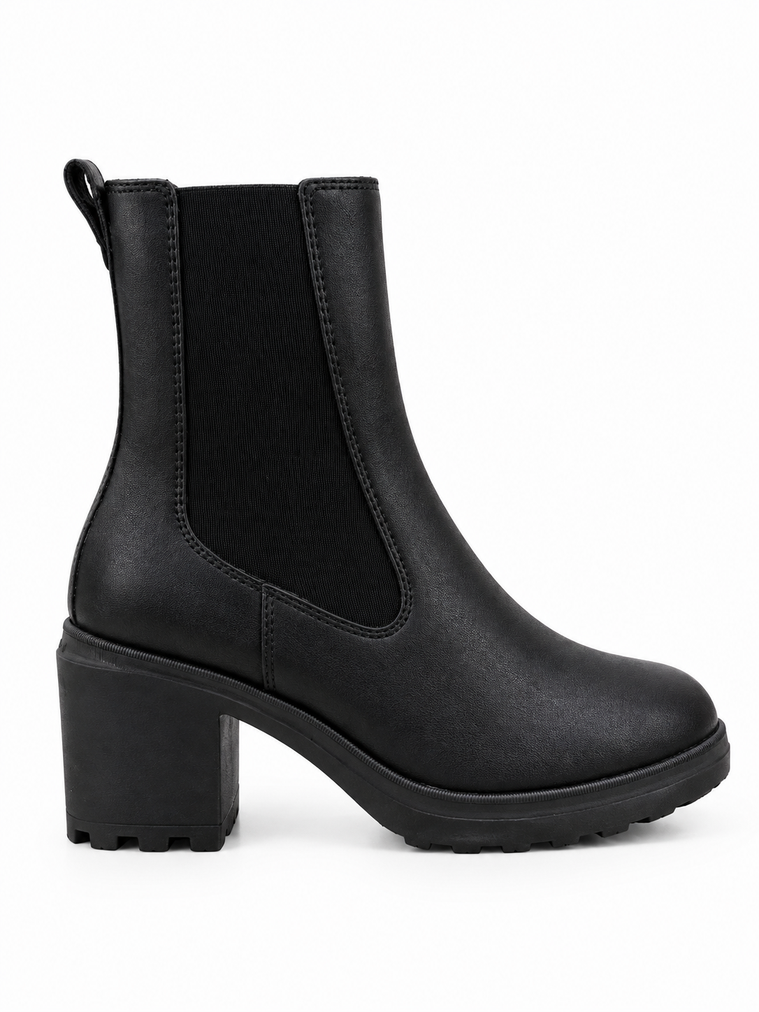 Hogan Chelsea bottine noire en cuir – vue de profil