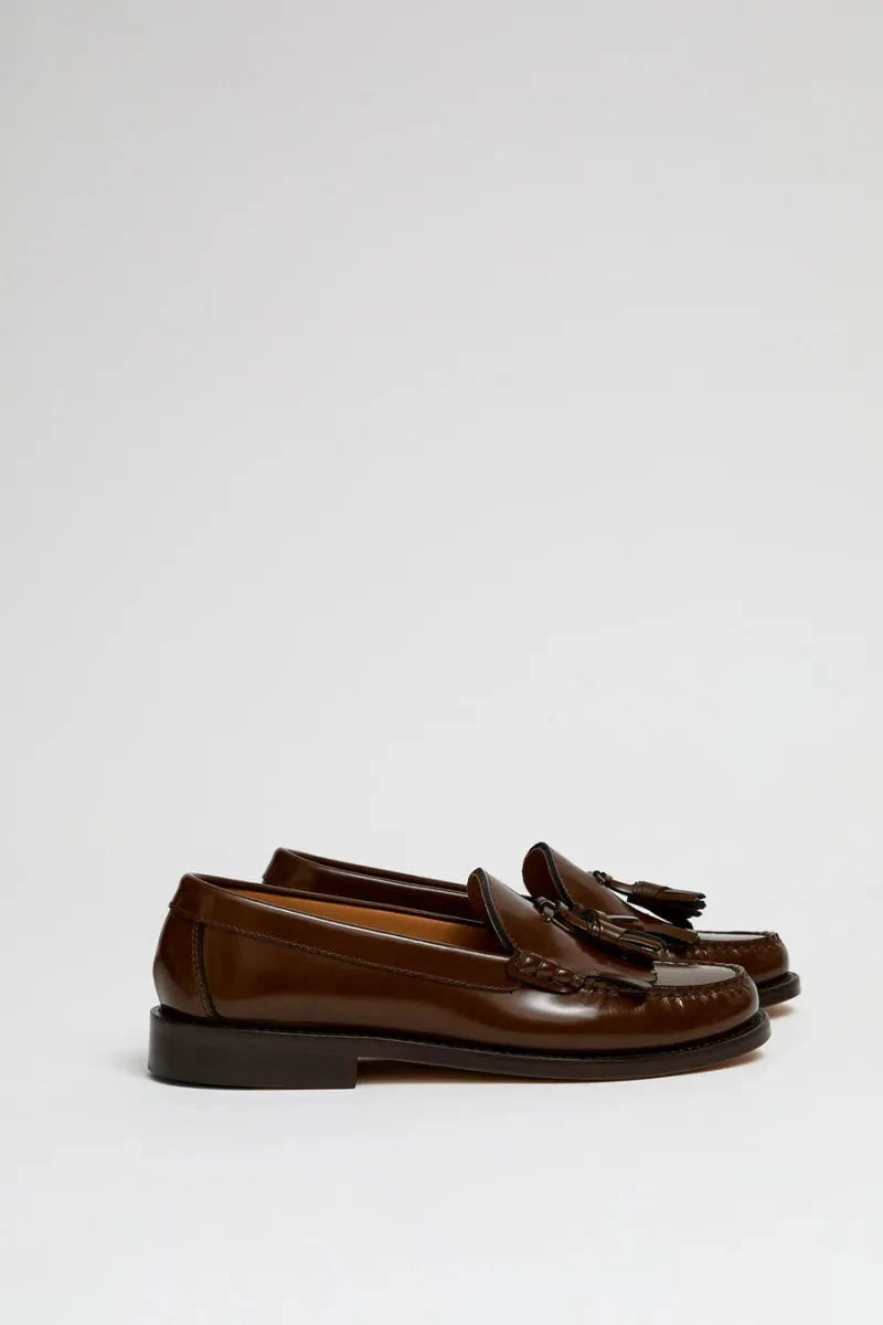 SESA FOOWEAR <br> Mocassin <br> Cuir Chocolat
