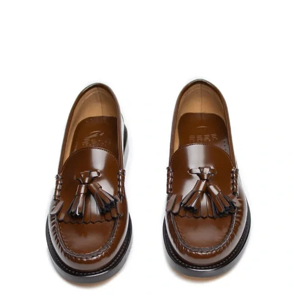 SESA FOOWEAR <br> Mocassin <br> Cuir Chocolat