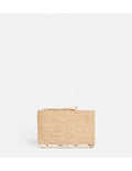 VANESSA BRUNO <br> Pochette <br> Raphia et Or