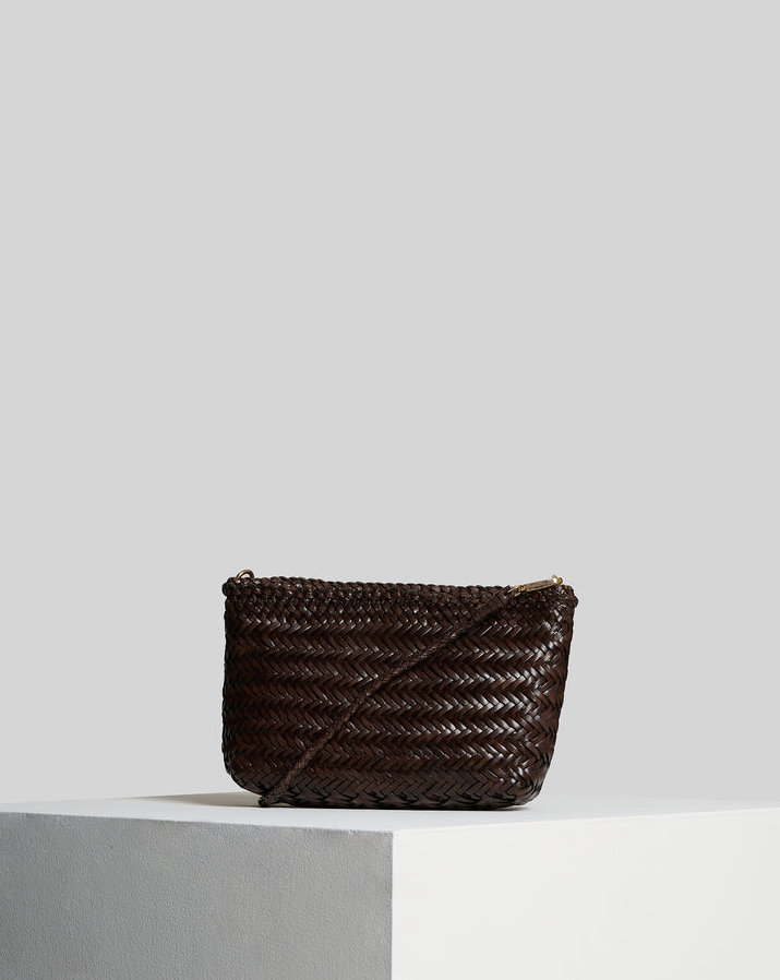 Sac VIPERA Goya en cuir chocolat - vue principale