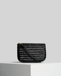 Sac VIPERA Goya en cuir noir - vue de face