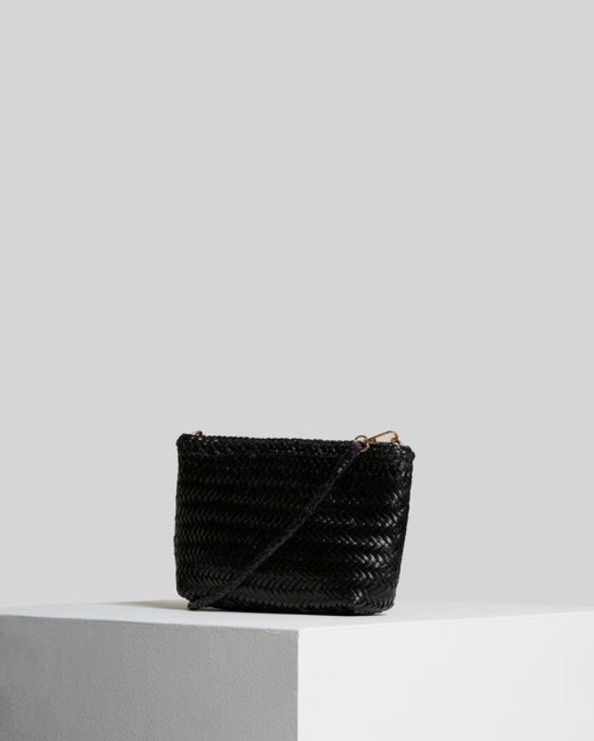 Sac VIPERA Goya en cuir noir - vue arrière